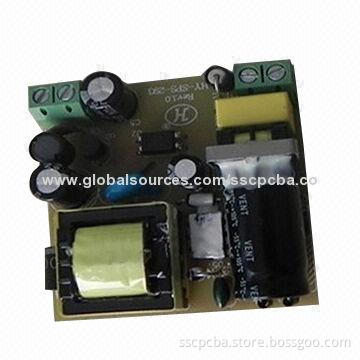 Double-layer PCB with Lead-free HASL, Tin/Gold/Silver Plating Surface Finish, Made of FR-4